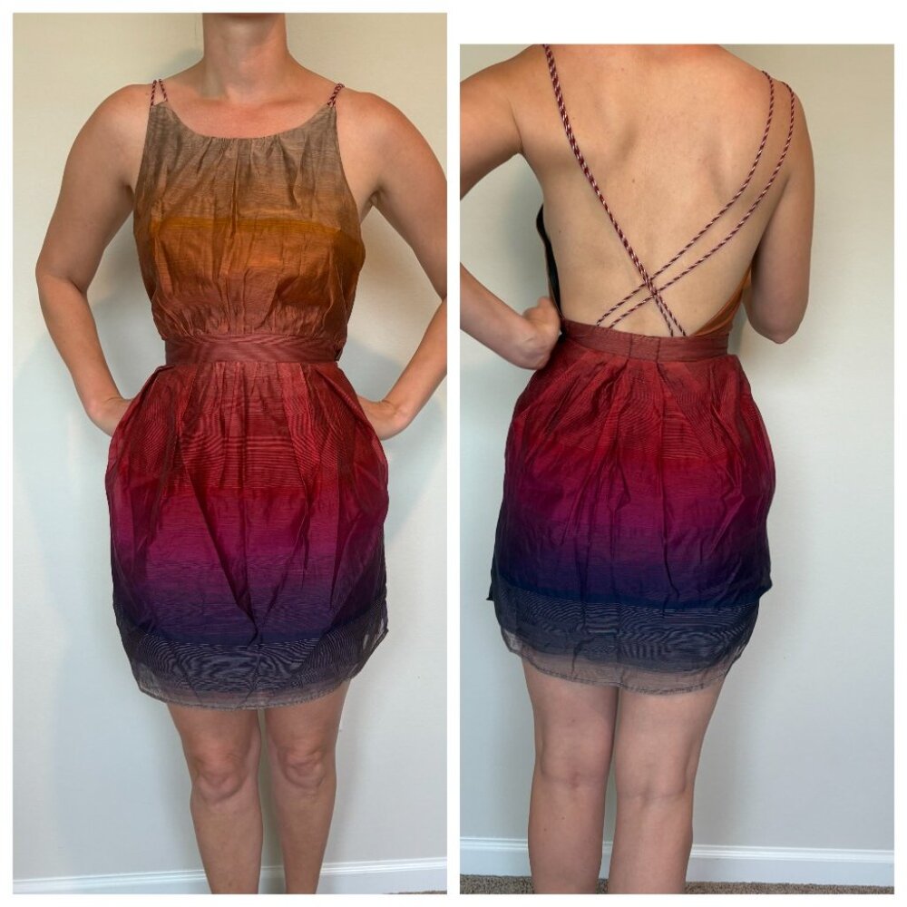 Walter by Walter Baker Ombre Backless Sundress